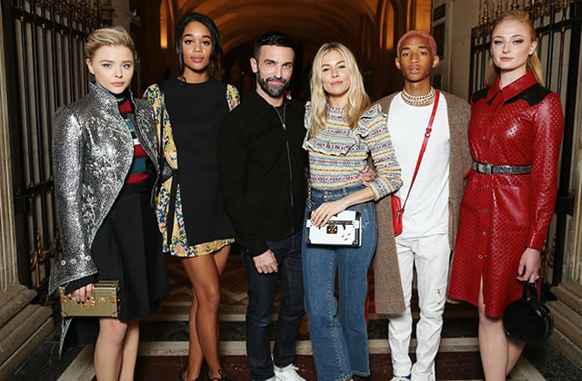 Emma Stone at Louis Vuitton: Front Row - PFW - Womenswear Fall
