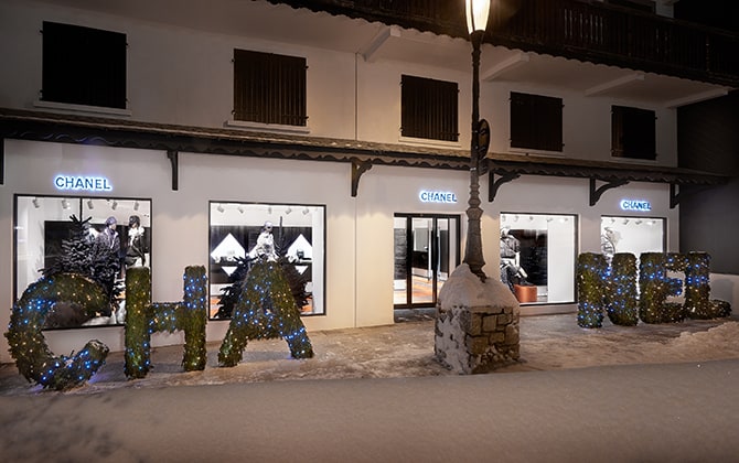 Chanel Returns to Ephemeral Boutique in Courchevel