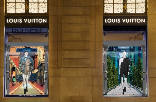 Well this is cool: Louis Vuitton unveils exclusive digital windows for  S/S'19 - Buro 24/7