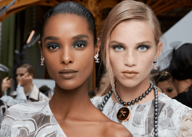 Chanel's latest beauty look proves the return of a black smoky eye