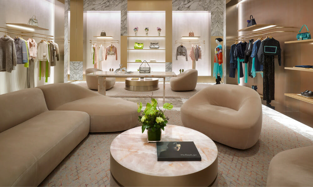 FROM ROME TO DUBAI, FENDI INTRODUCES A NEW LUXURY STORE CONCEPT - Buro 24/7