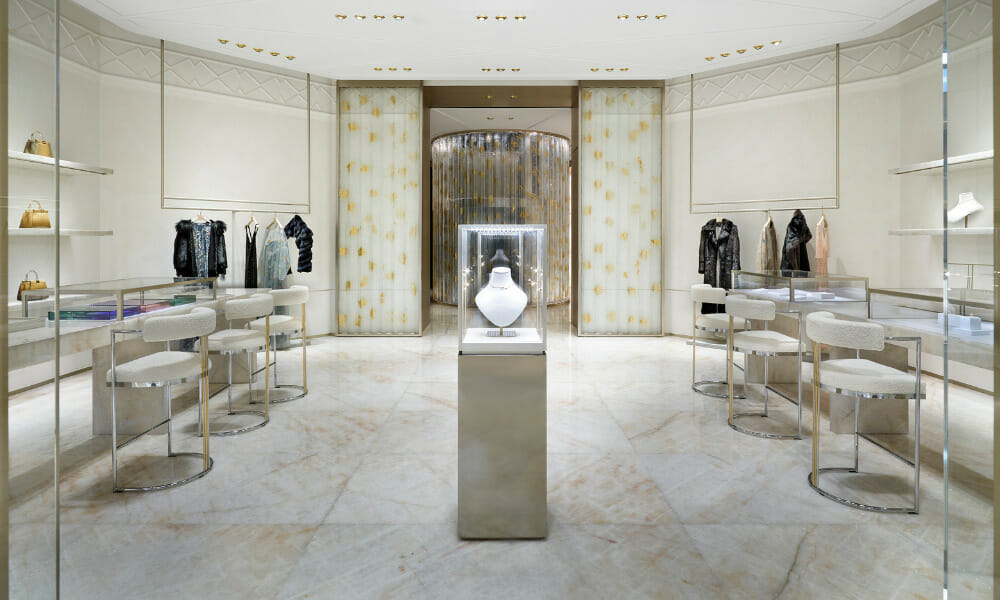 FROM ROME TO DUBAI, FENDI INTRODUCES A NEW LUXURY STORE CONCEPT - Buro 24/7