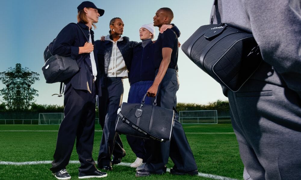 Louis Vuitton World Cup Trophy Travel Case - with accompanying capsule  collection