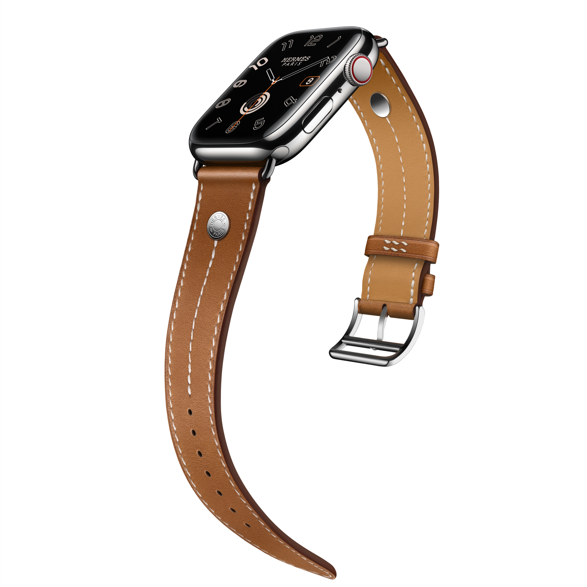 Buy French Barenia Leather Apple Watch Band in Fauve Color