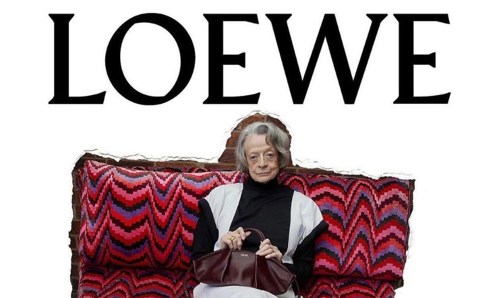 THE LOEWE SPRING/SUMMER 2024 CAMPAIGN STARS 88YEAROLD MAGGIE SMITH