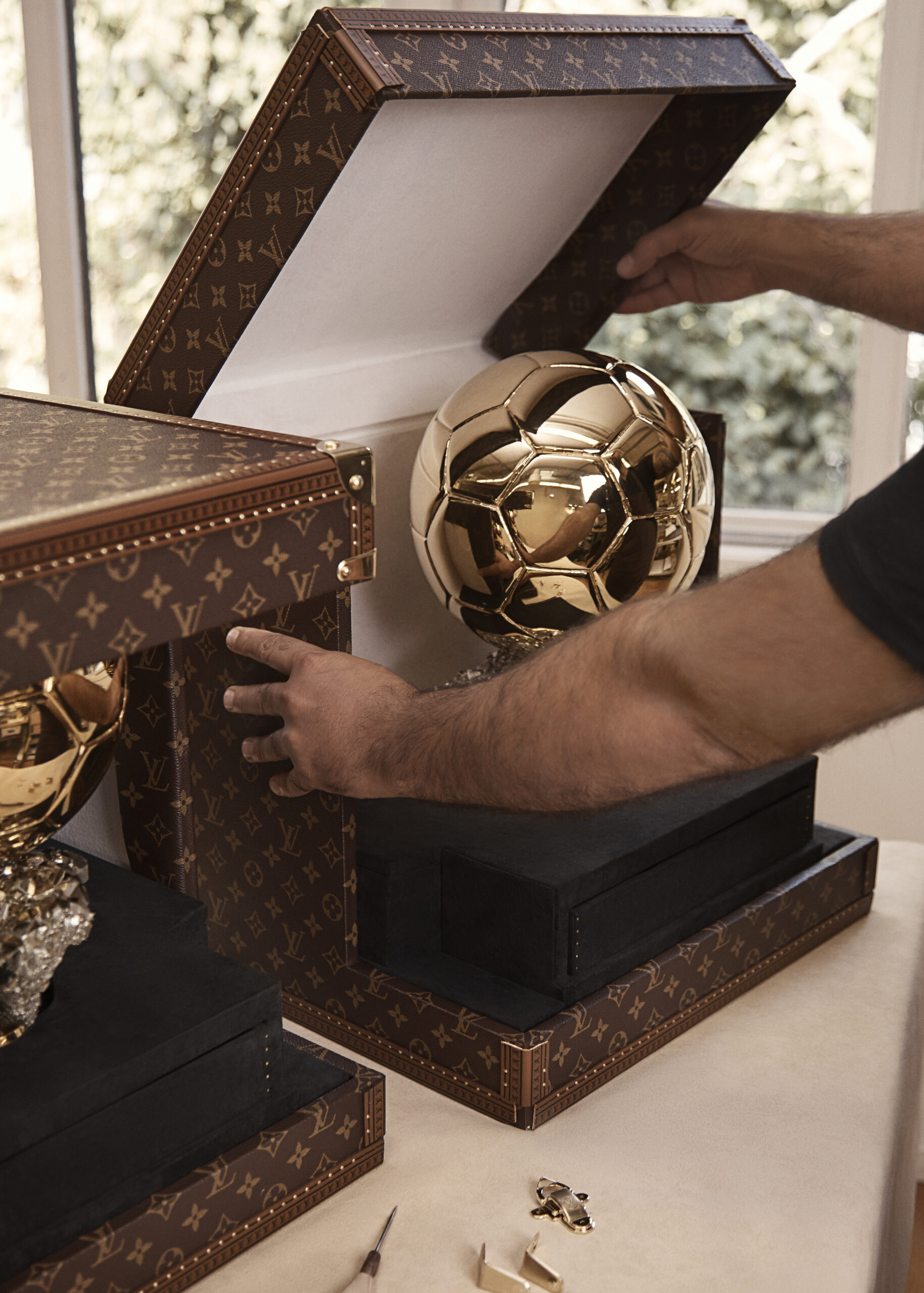 Louis Vuitton creates travel case for the NBA's Larry O'Brien Trophy