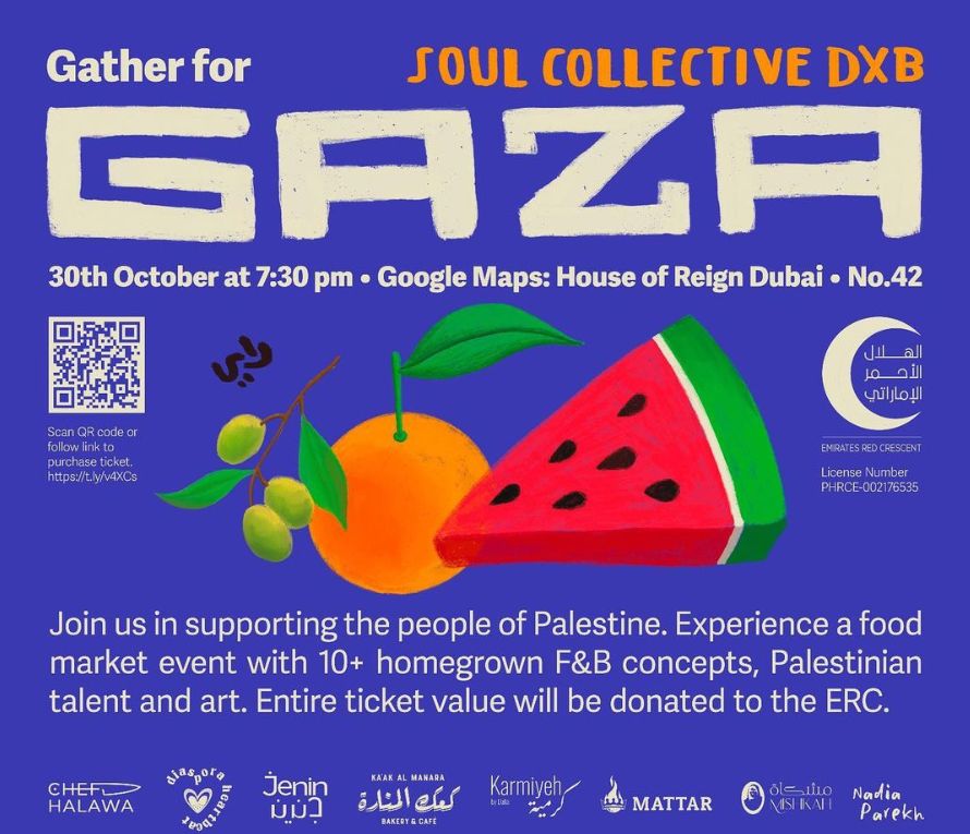 Gather for Gaza Soul Collective DXB