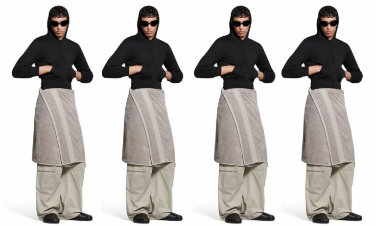 Balenciaga Towel Skirt