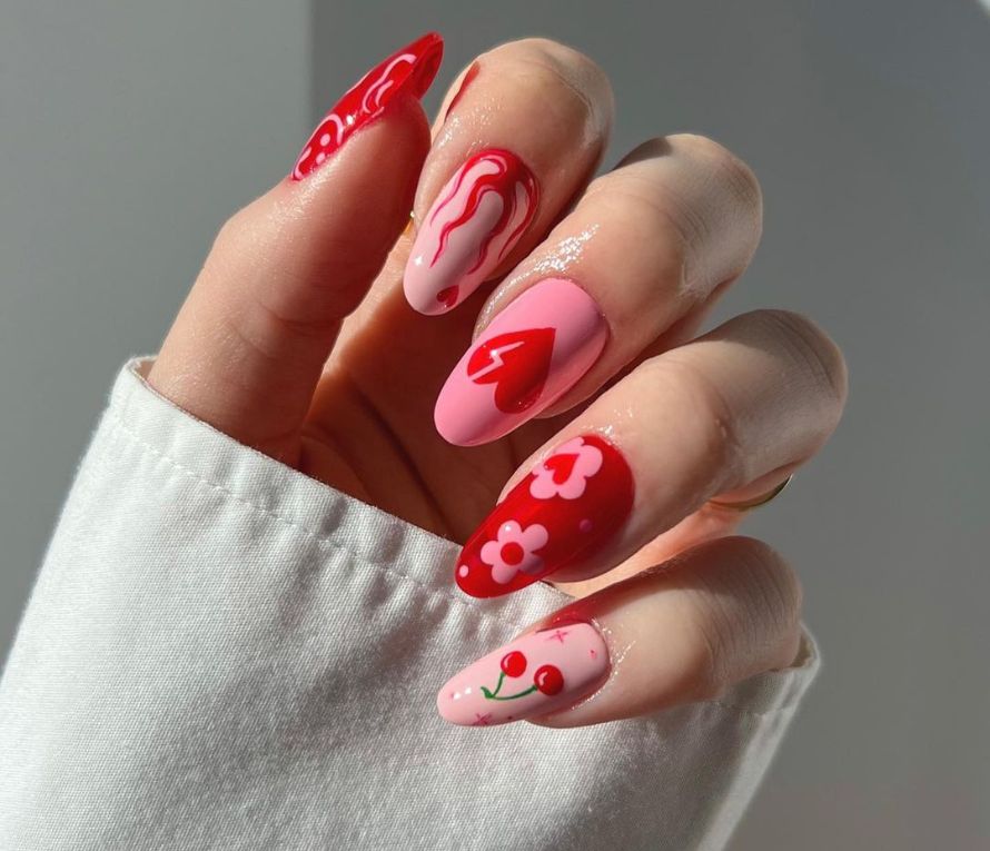 Valentine's Nail Art