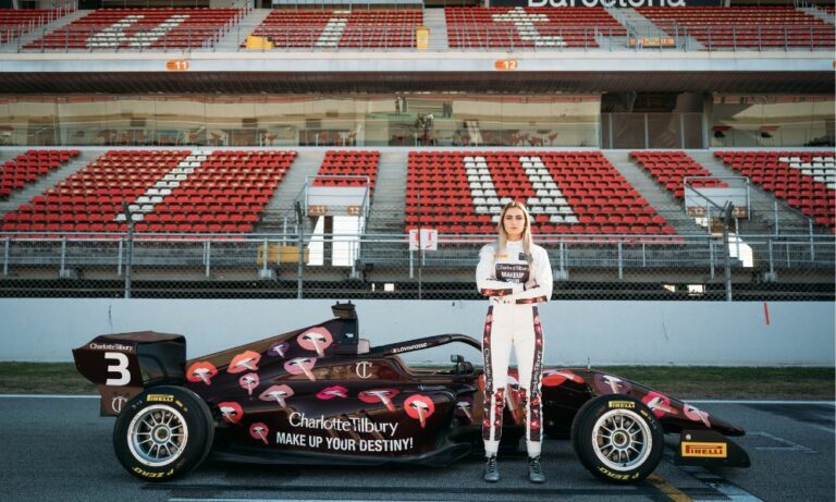 Charlotte tilbury f1 car
