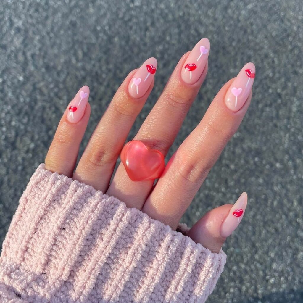 Valentine's Nail Art
