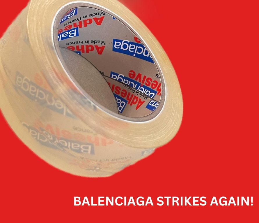 Balenciaga tape bracelet