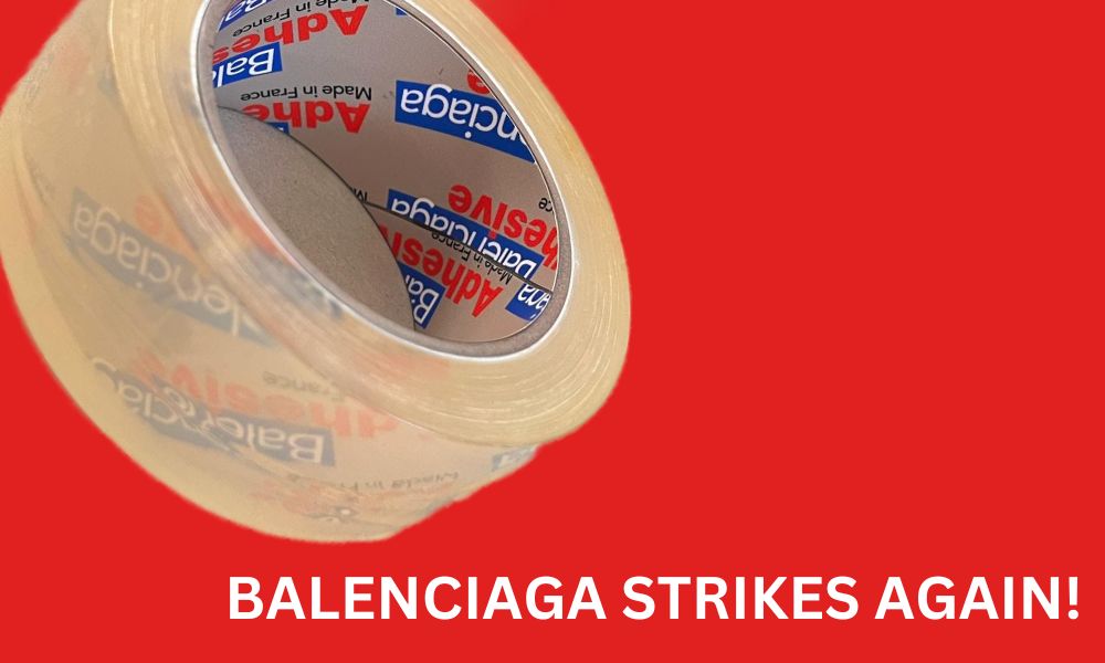 Balenciaga tape bracelet