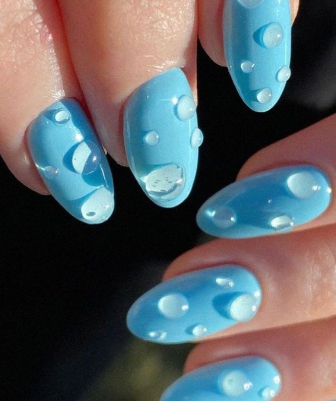water droplet nails