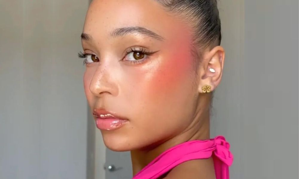 sunset blush trend TikTok