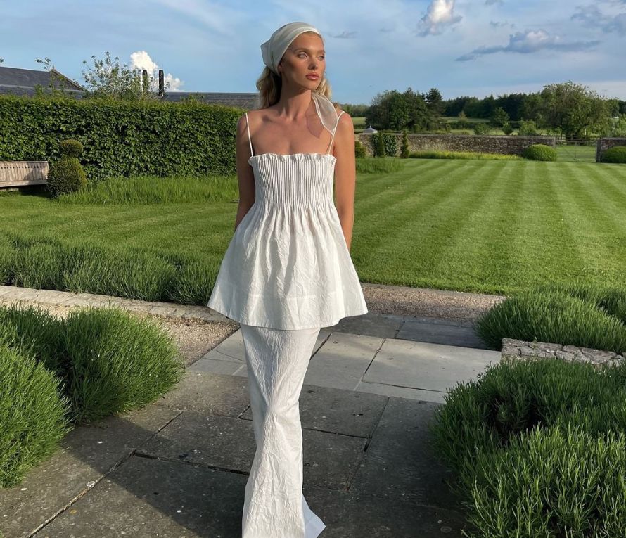 White Maxi Skirt Trend 2024