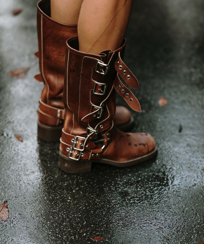 Cowboy Boots Biker Boots