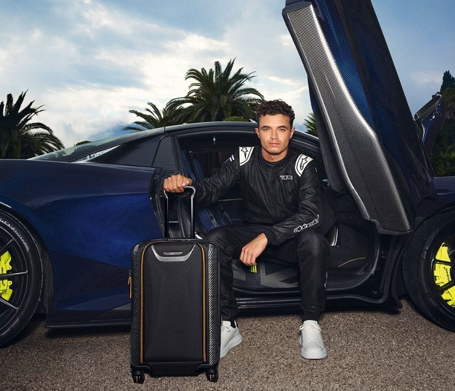 tumi victor sanz Lando Norris maclaren