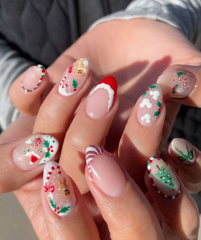 festive manicures 2024