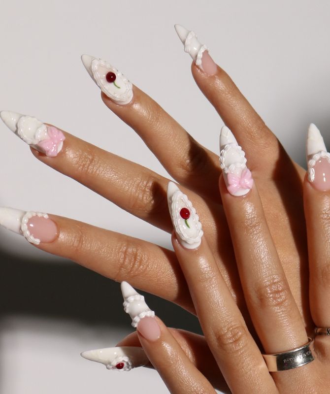 cake nails trend 2025