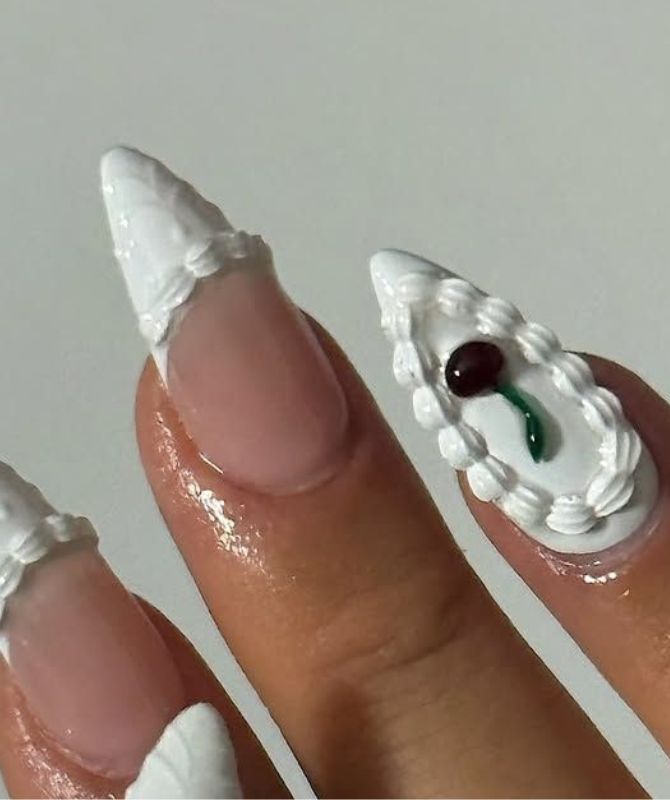 cake nails trend 2025