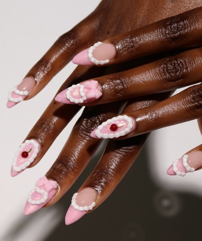 cake nails trend 2025