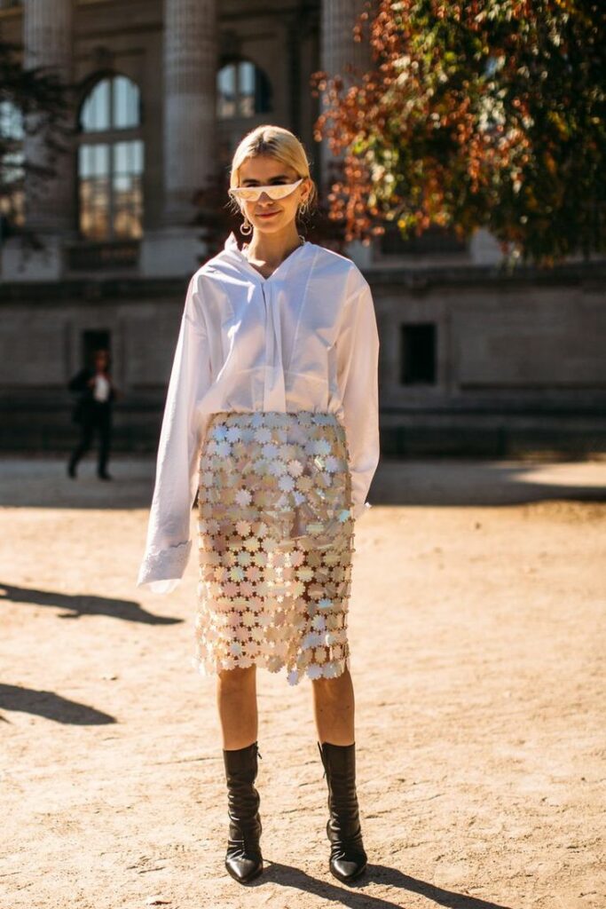 sheer skirts trend 2025