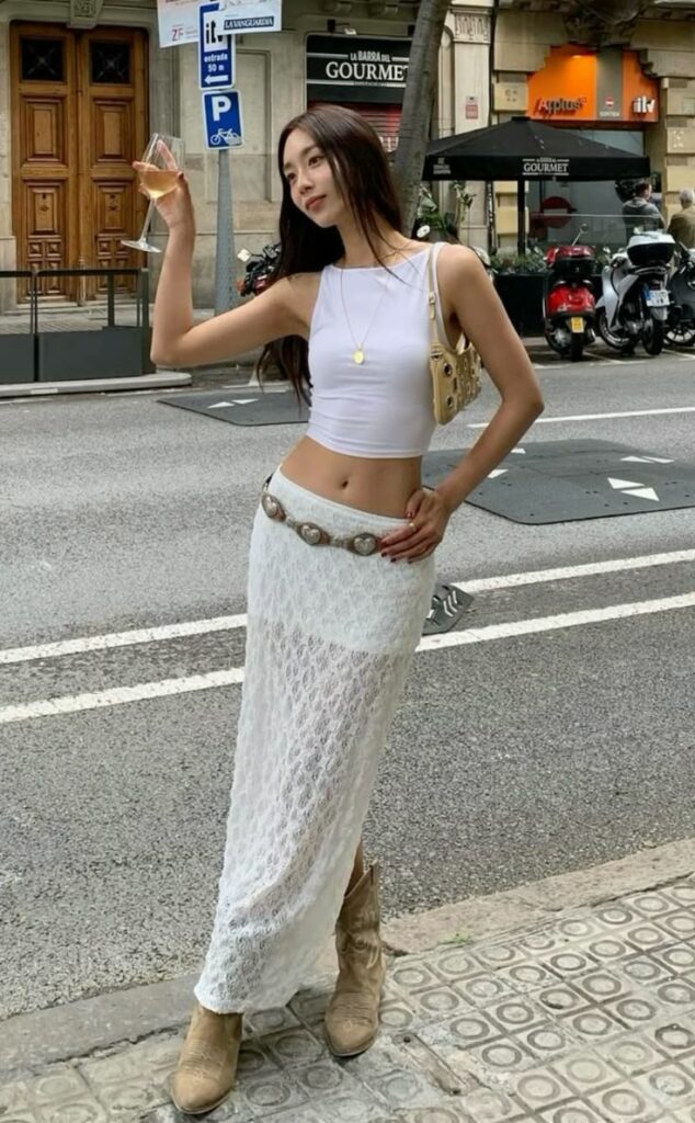 sheer skirts trend 2025