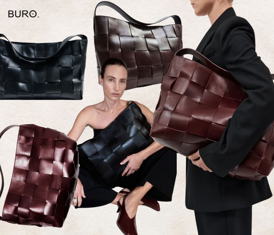 st agni woven tote bag