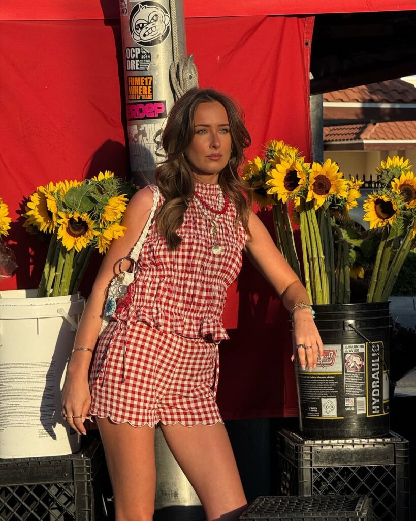 gingham dress trend 2025