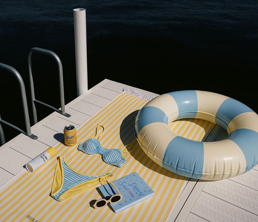 night swimming dubai summer 2025