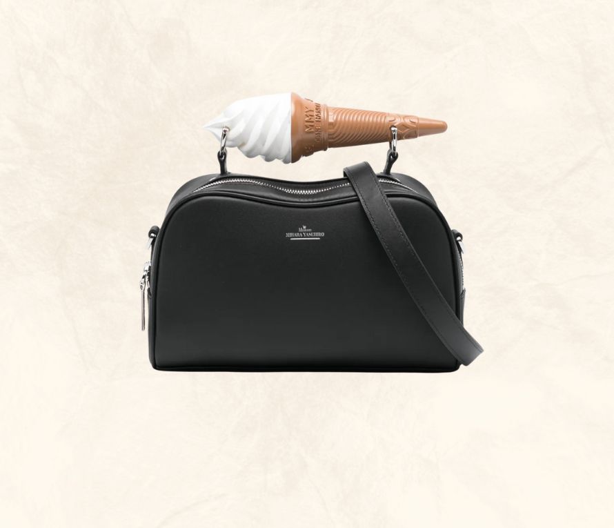 Maison Mihara Yasuhiro Ice Cream Cone-Handle Bag.