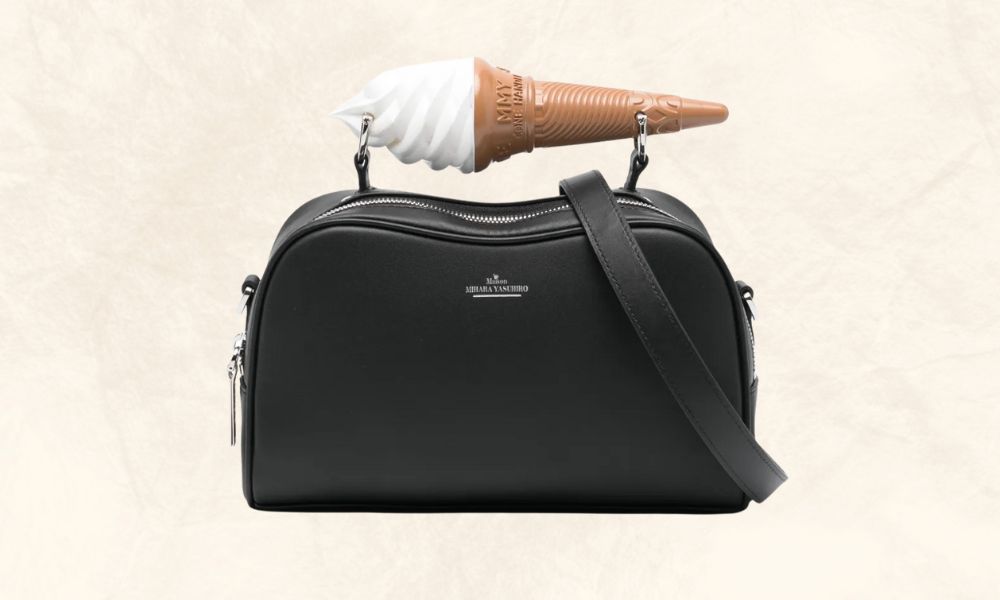 Maison Mihara Yasuhiro Ice Cream Cone-Handle Bag.