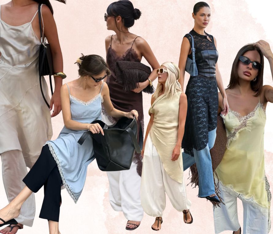 dress on pants trend