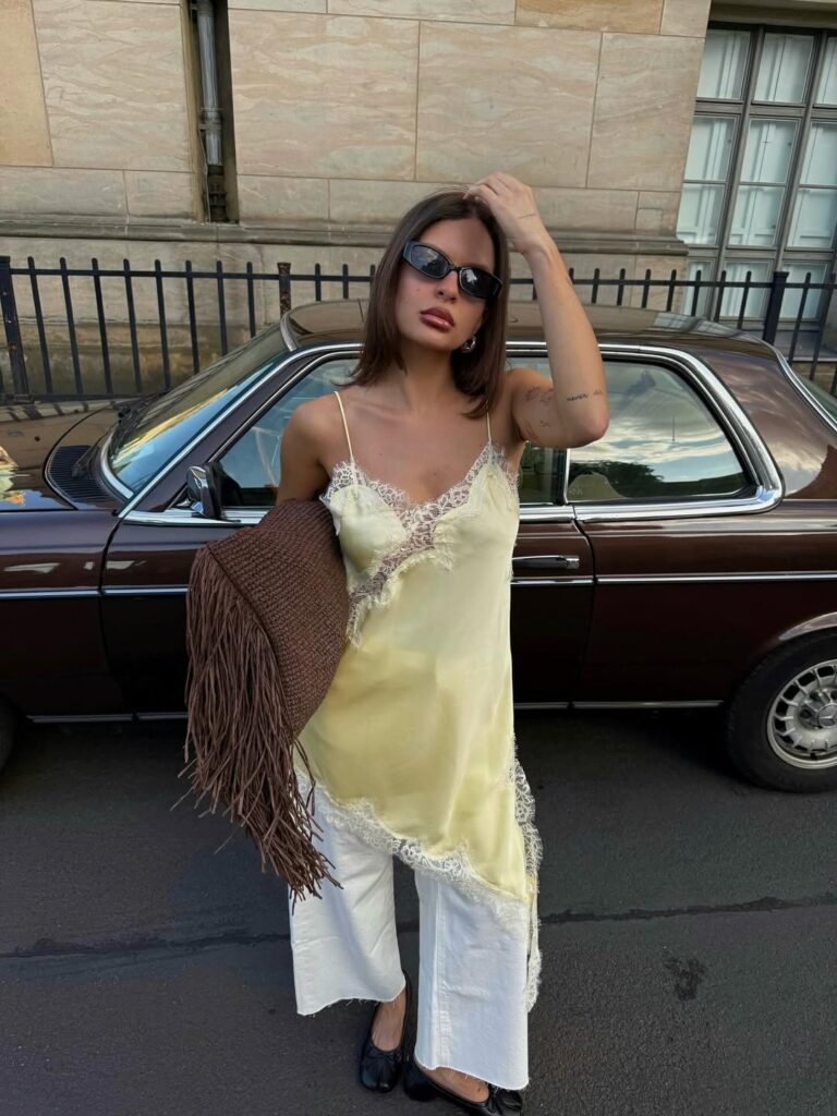 dress on pants trend