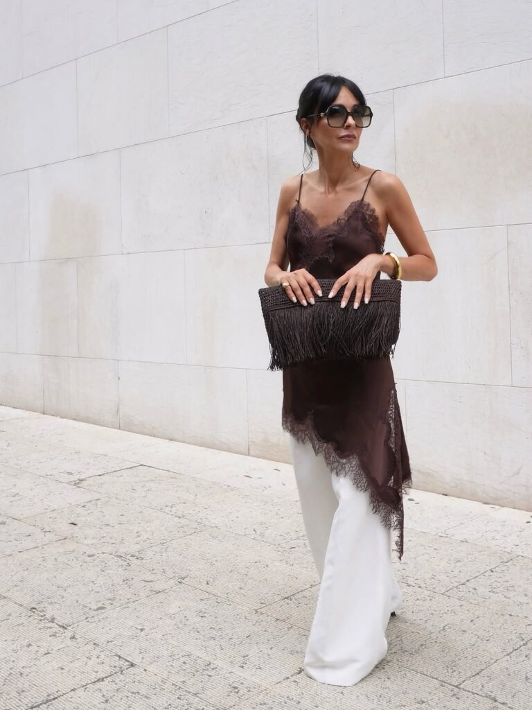 dress on pants trend