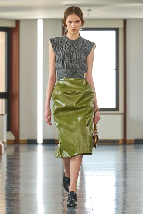 fall/winter 2025 trends green leather