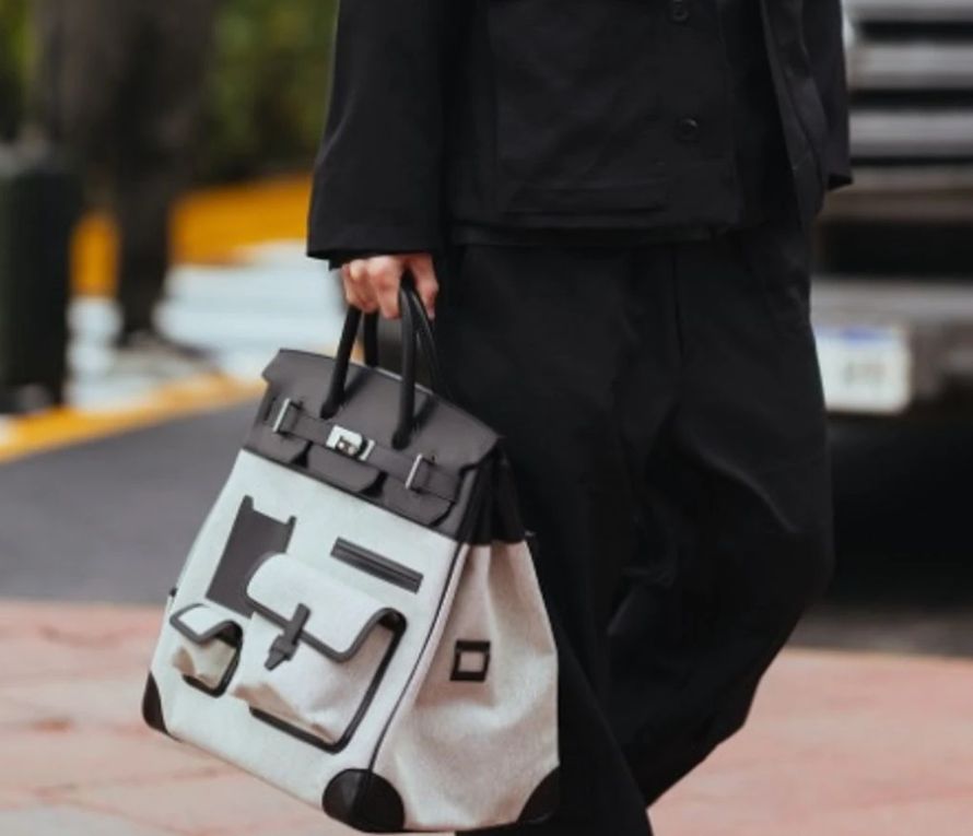 hermès bag men Messi Birkin bag