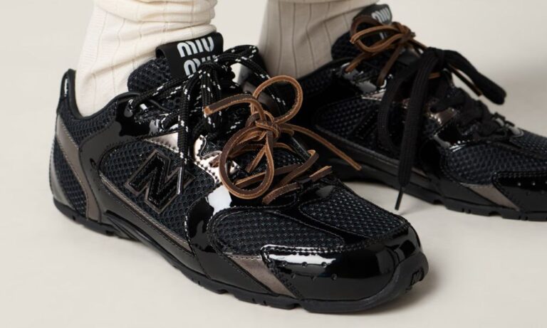 new balance x miu miu sneakers