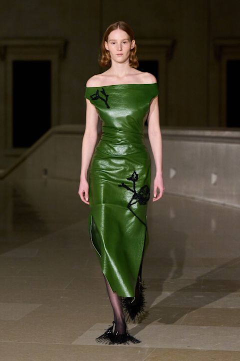 fall/winter 2025 trends green leather