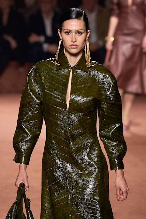 fall/winter 2025 trends green leather