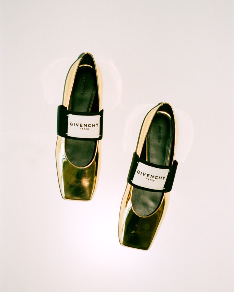 Givenchy sliced square ballerina shoes