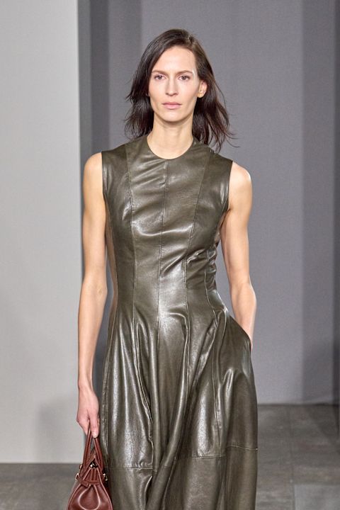 fall/winter 2025 trends green leather