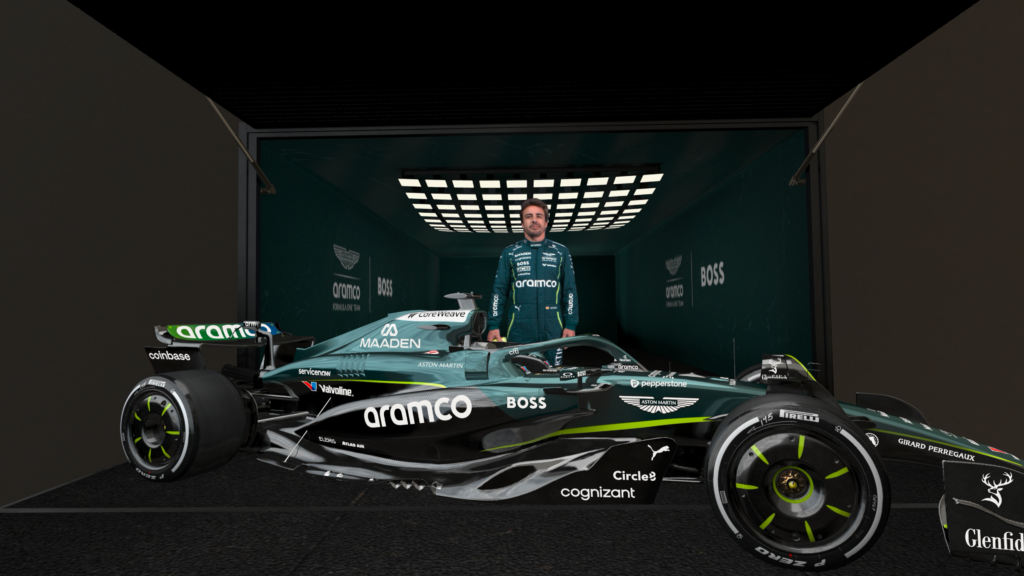 Fernando Alonso BOSS Apple Vision Pro