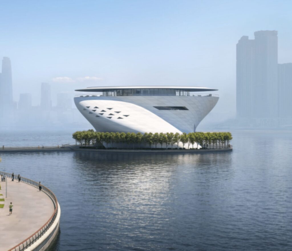 A FLOATING MUSEUM OF ART IS SET TO LAND ON DUBAI’S SHORES.