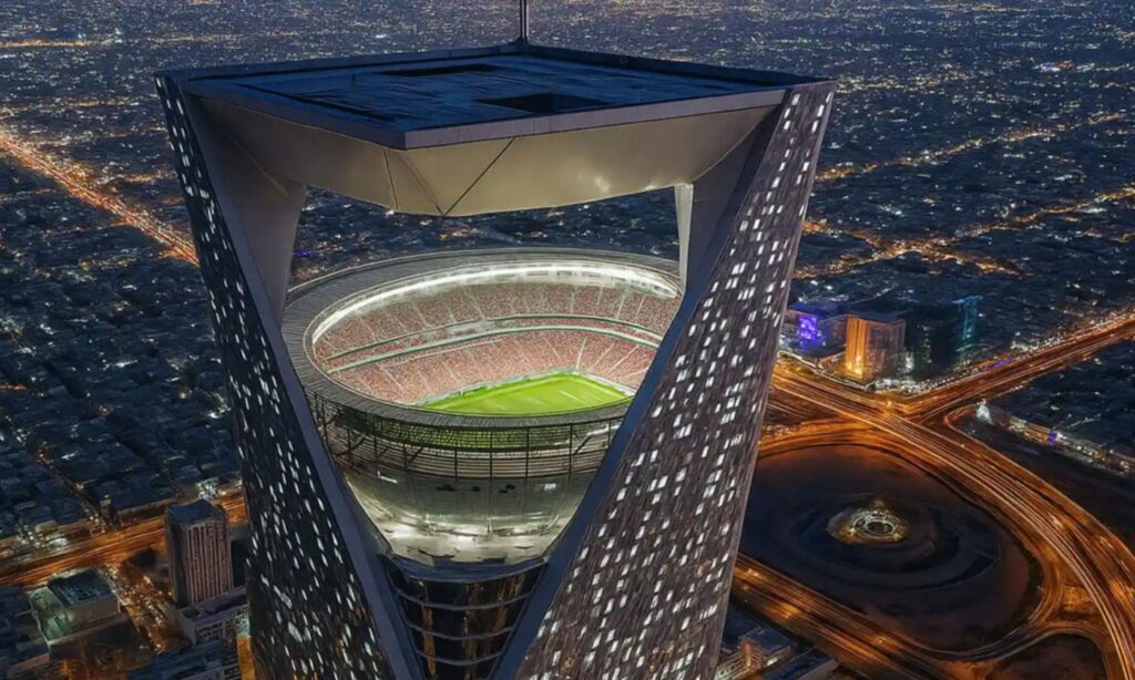 Saudi Arabia sky stadium