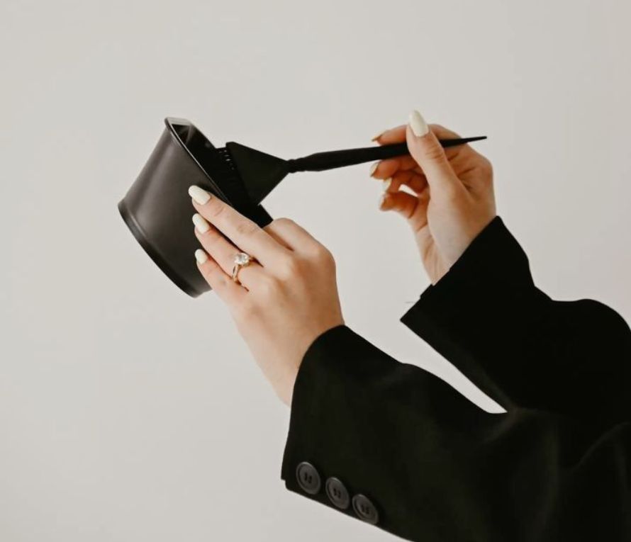 how to remove hair color from skin