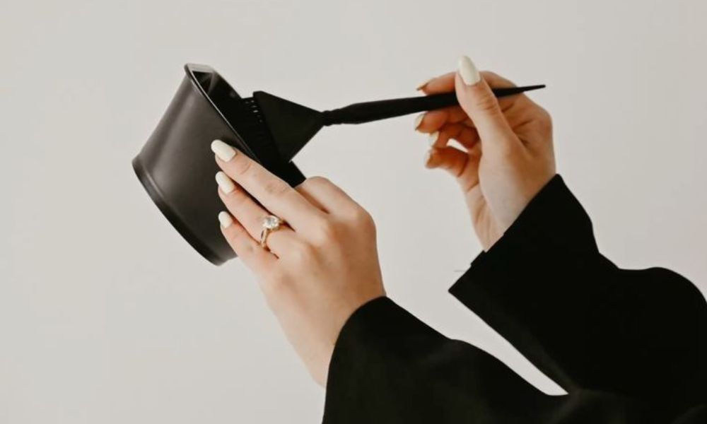 how to remove hair color from skin