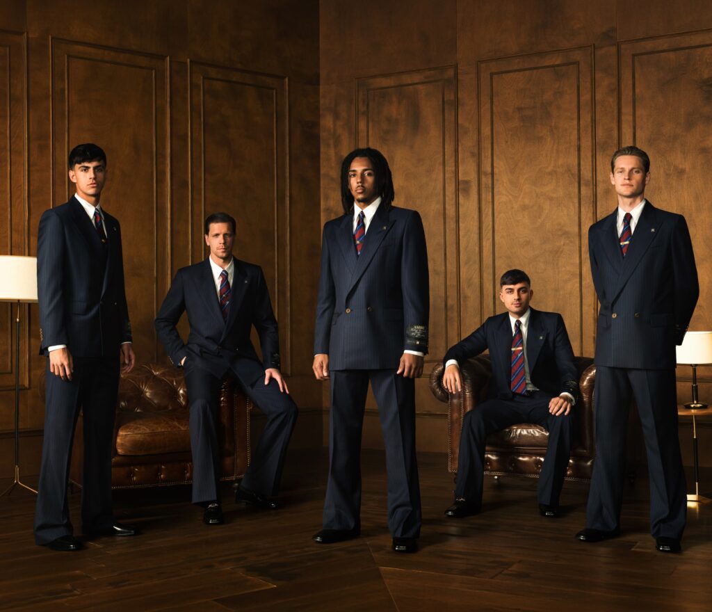 AMIRI IS TAILORING A NEW SARTORIAL CHAPTER FOR FC BARCELONA.