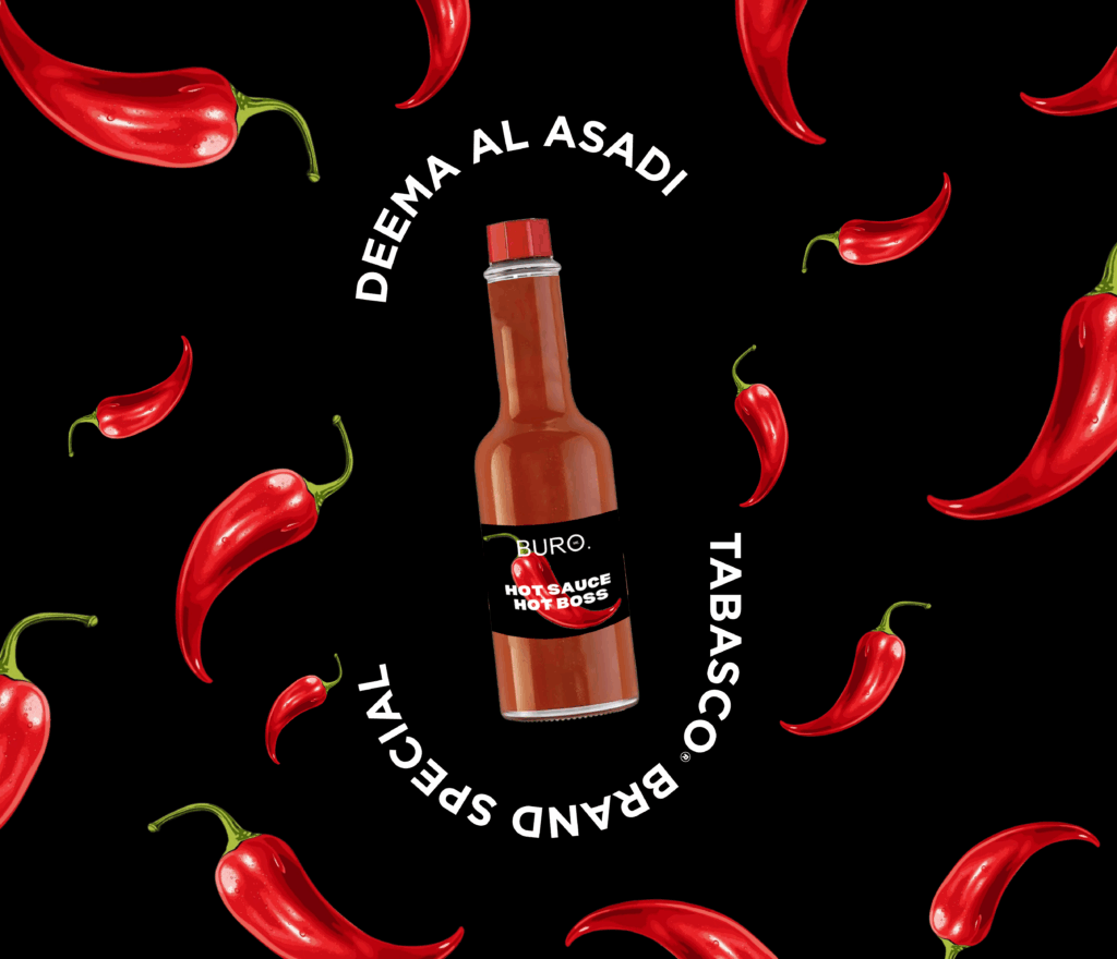 SPICE, CLASS & EVERYTHING IN BETWEEN: DEEMA AL ASADI TAKES ON #HOTSAUCEHOTBOSS WITH TABASCO® BRAND.